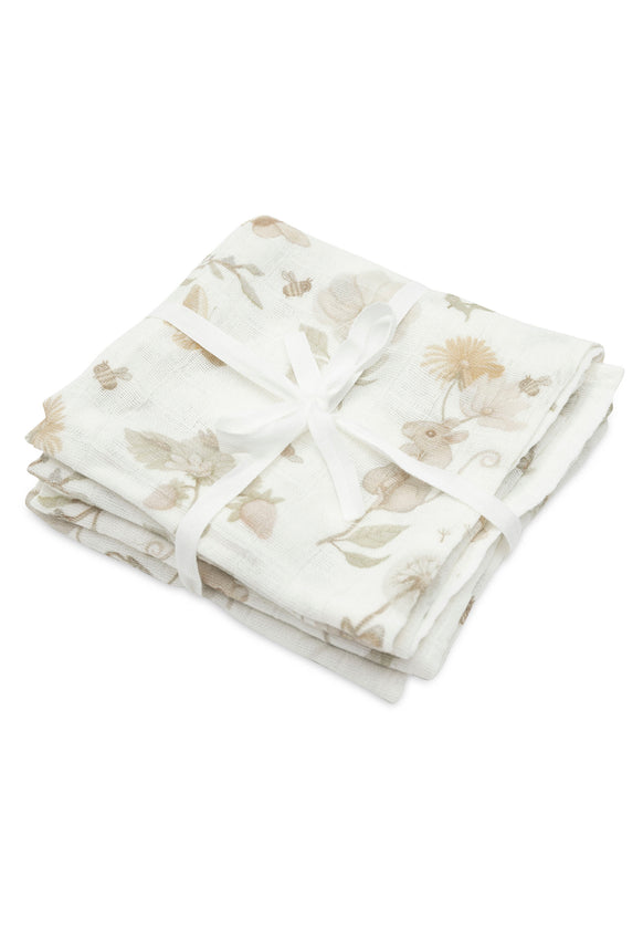 Musselina de pano 70x70cm - Dreamy Mouse - Pack 2