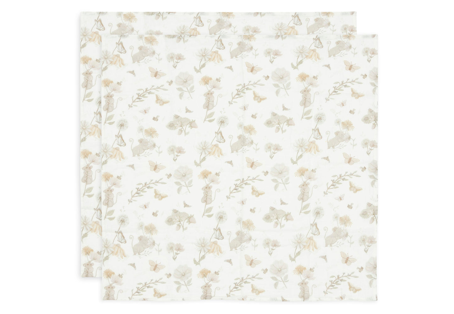 Musselina de pano 70x70cm - Dreamy Mouse - Pack 2