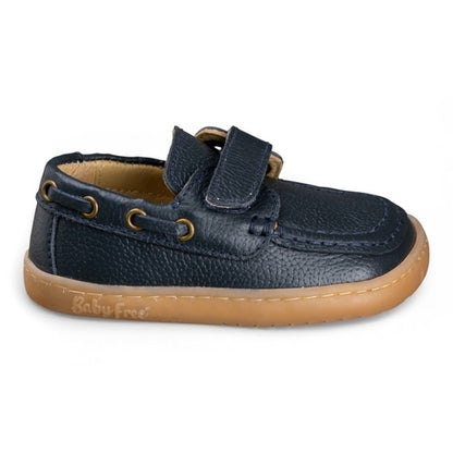 Sapatos Náuticos em Pele com Velcro Barefoot - Chetto