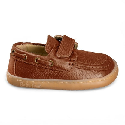 Sapatos Náuticos em Pele com Velcro Barefoot - Chetto
