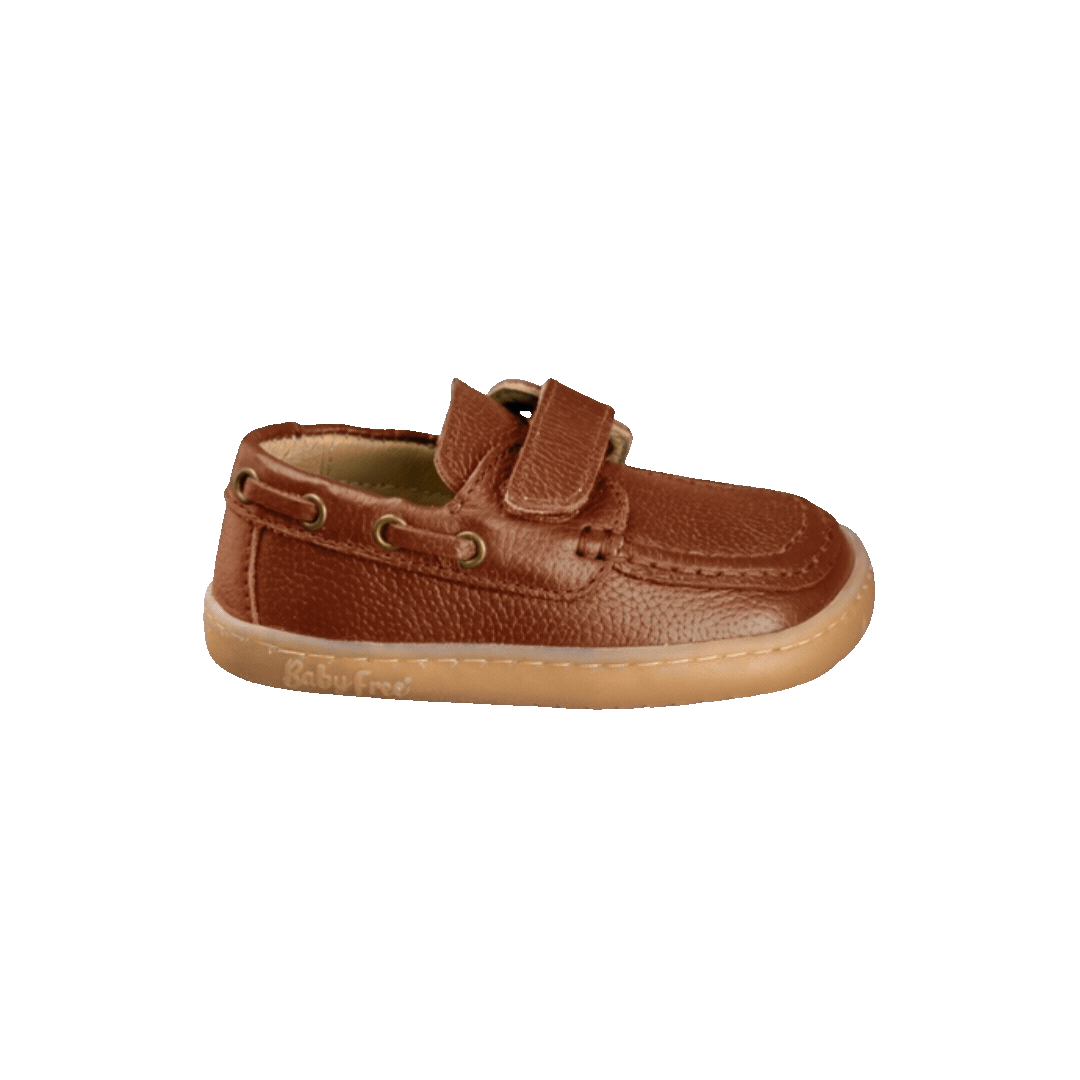 Sapatos Náuticos em Pele com Velcro Barefoot - Chetto