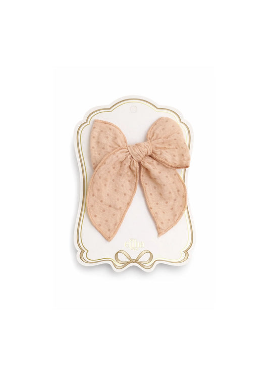 Laço Infantil Blush Dots para o cabelo | Mrs Ertha