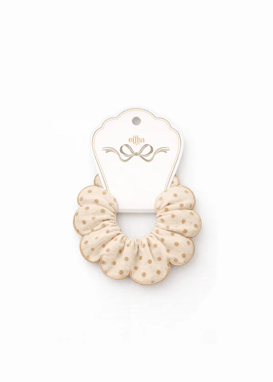 Elástico para Cabelo Scrunchie Blush Dots | Mrs Ertha