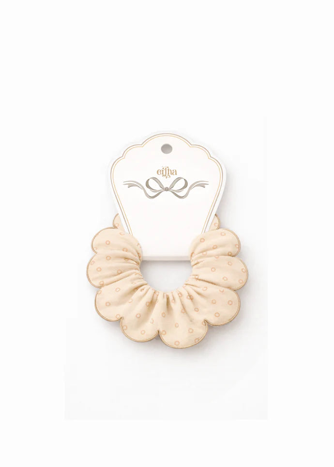 Elástico para Cabelo Scrunchie Neutral Dots | Mrs Ertha
