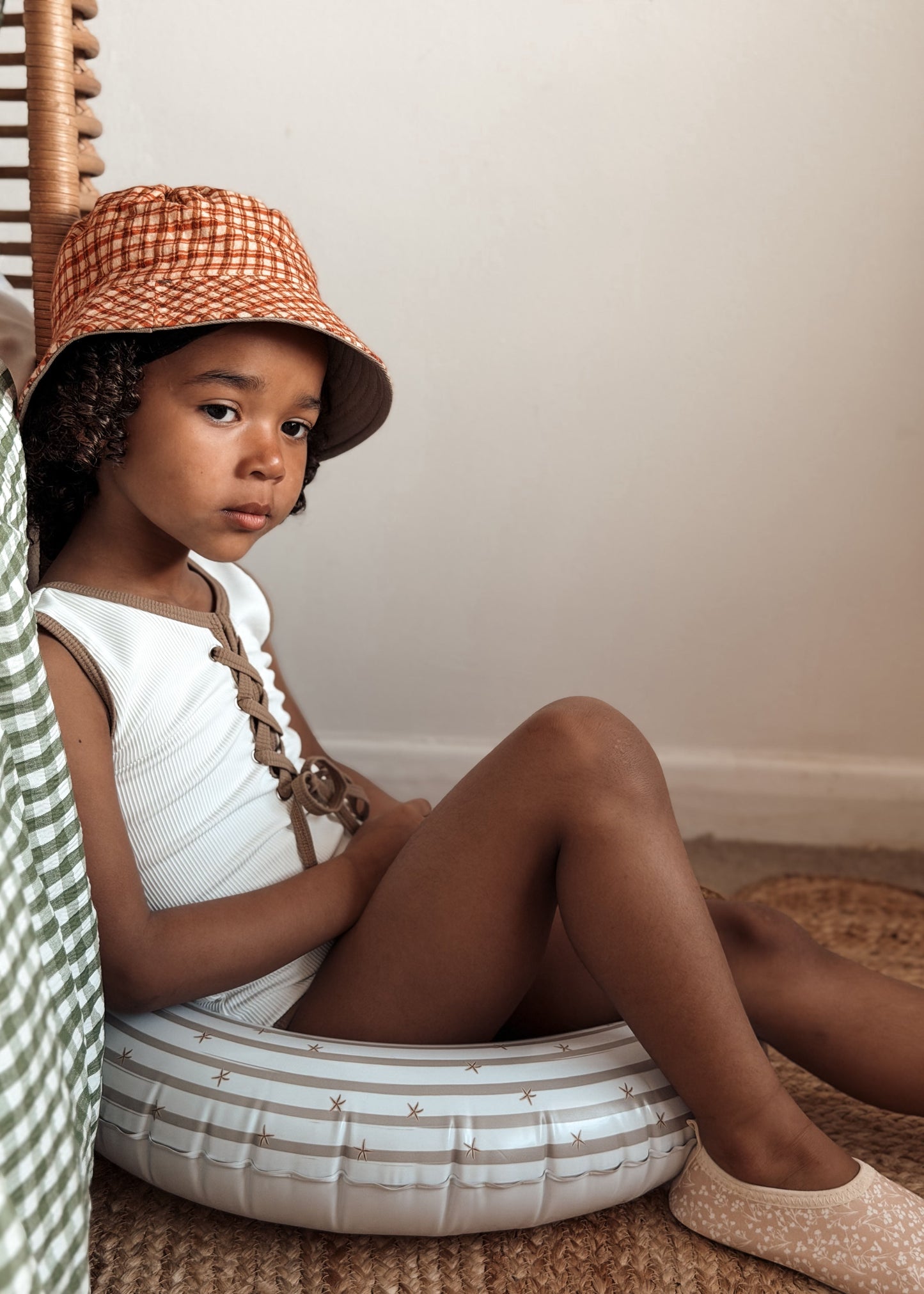 Chapéu Reversível New Buckies Honey Plaid | Mrs Ertha