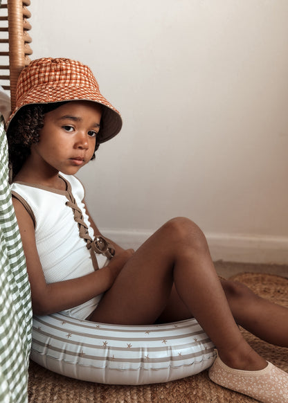Chapéu Reversível New Buckies Honey Plaid | Mrs Ertha