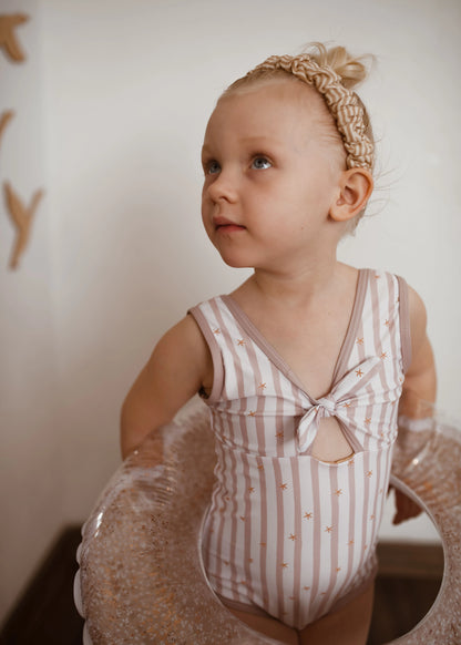 Bandolete Infantil Toffee Lines em Algodão Orgânico | Mrs Ertha