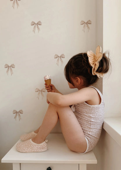 Elástico para Cabelo Scrunchie Neutral Dots | Mrs Ertha