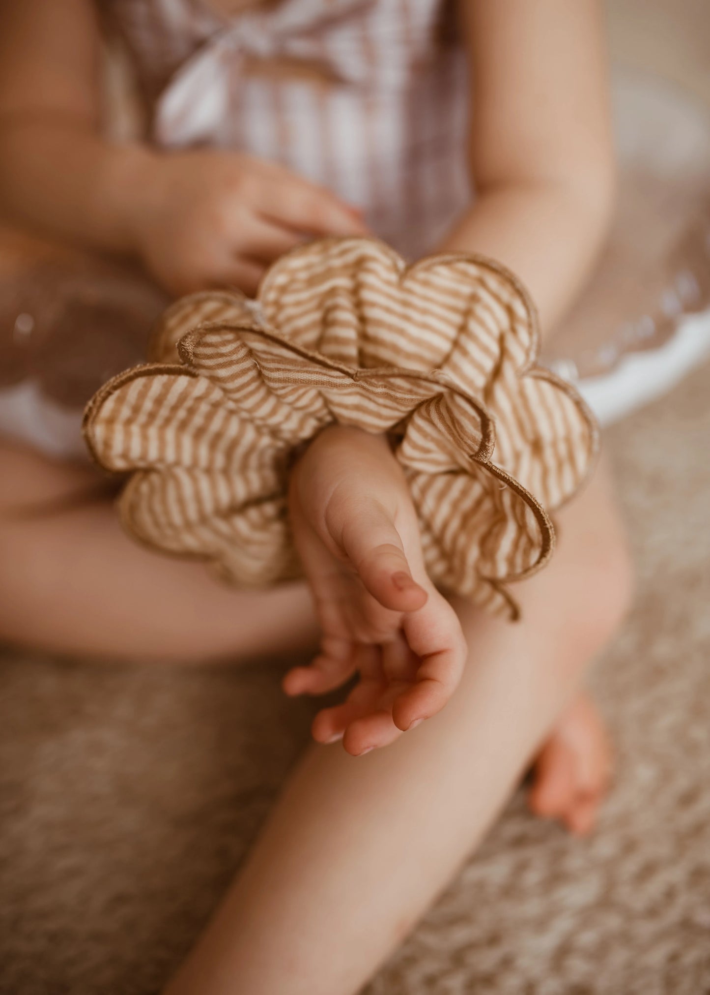 Elástico para Cabelo Scrunchie Toffee Lines | Mrs Ertha