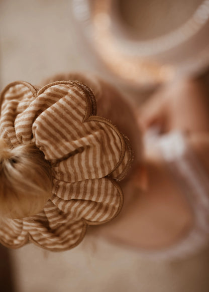 Elástico para Cabelo Scrunchie Toffee Lines | Mrs Ertha
