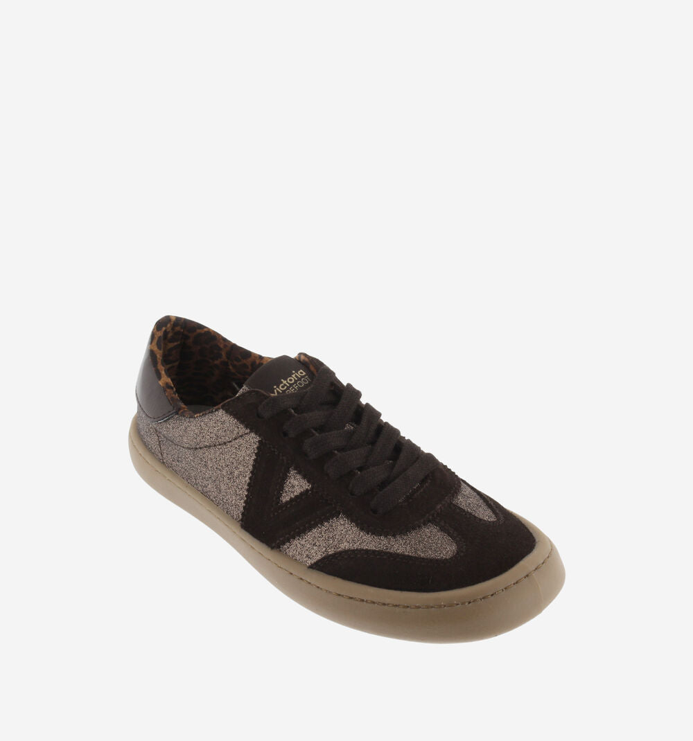 Sapatilhas Adulto Victoria - Olmo Barefoot Glitter & Camurça