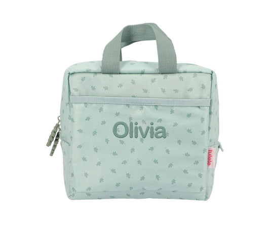 Bolsa Térmica Acolchoada Personalizável - Leaves Sage