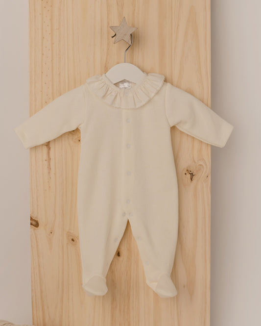 Babygrow Dupla Face Picueta - Pérola