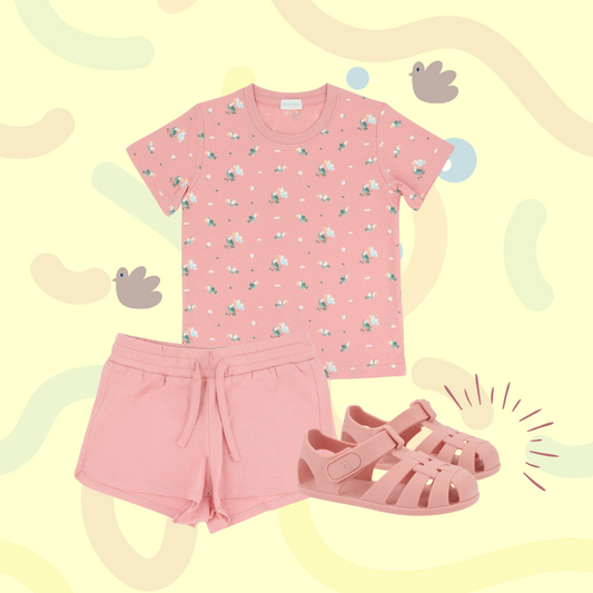 Pack Verão - Sandálias + Roupa Toucan (+ 2 anos)
