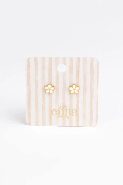 Brincos Studs Earrings - Pure Petal