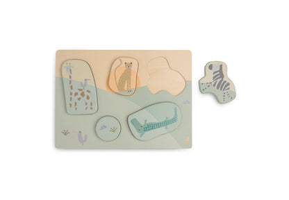 Puzzle de Madeira Infantil Jungle Jambo