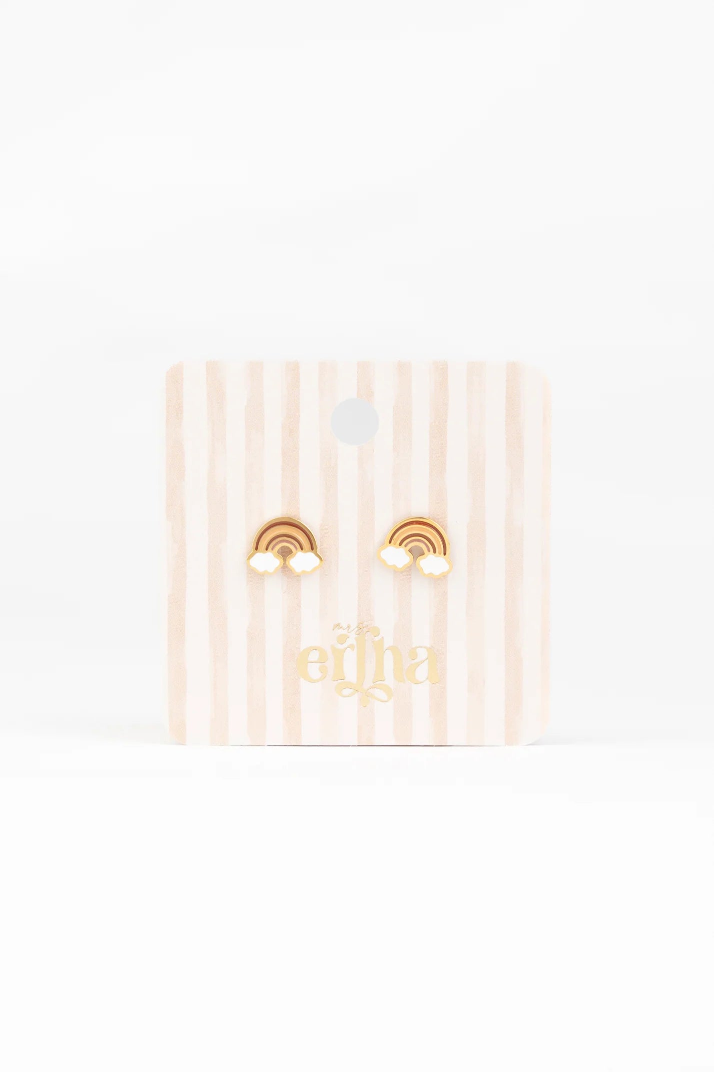Brincos Studs Earrings - Rainbow Dreams