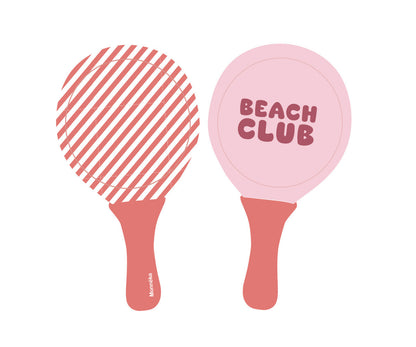 Raquetes de Praia Neopreno Monnëka Stripes Bloom & Blush