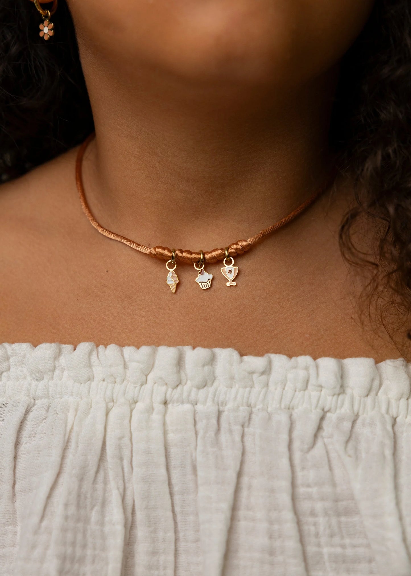 Colar Ajustável Infantil Rusted para Charms| Mrs Ertha