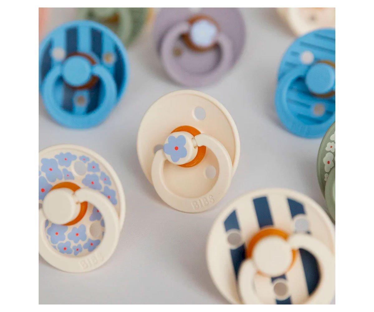 BIBS Studio Colour - Round Pin Sky Blue Mix