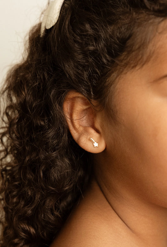 Brincos Studs Earrings - Starlight