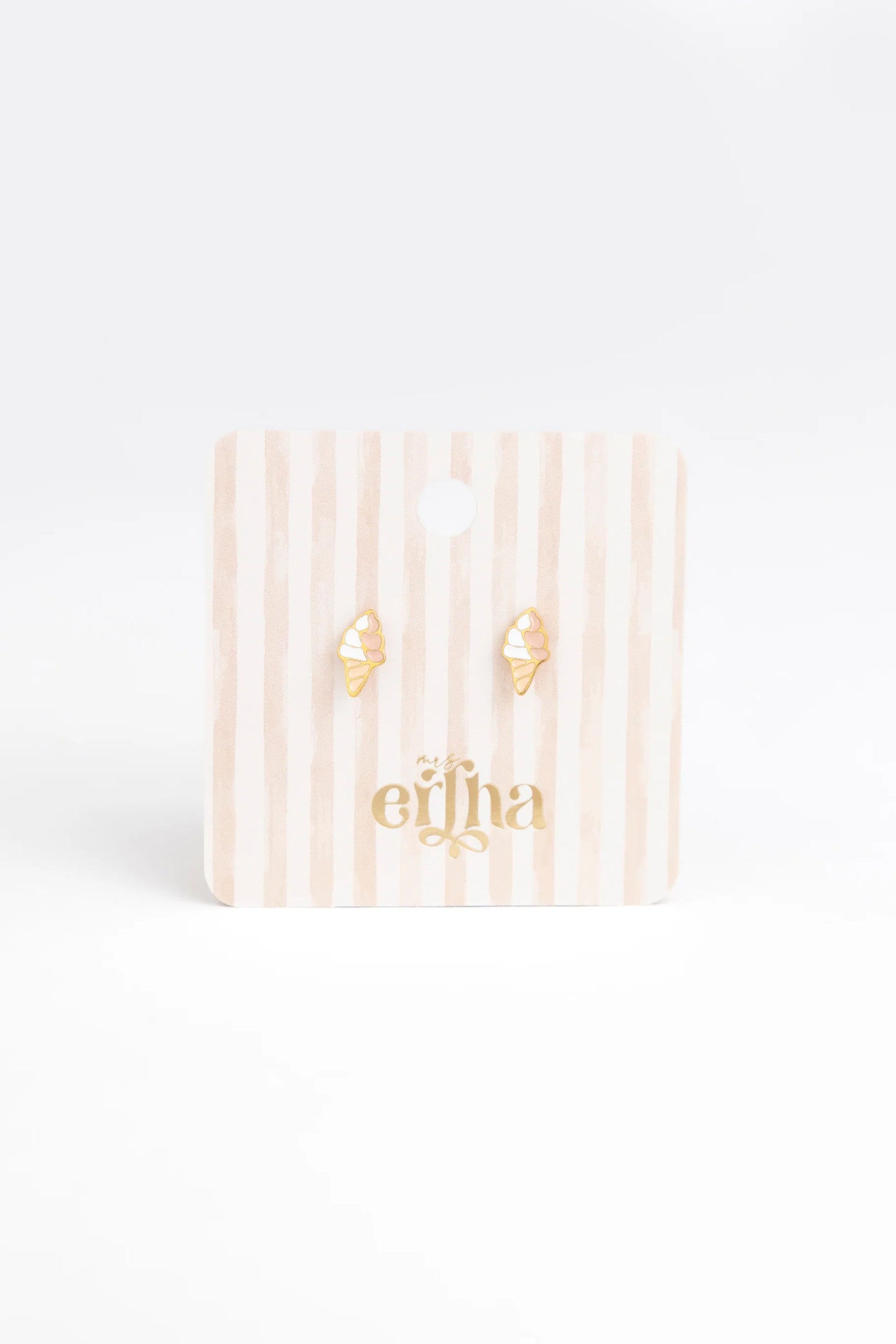 Brincos Studs Earrings - Sweet Icecream