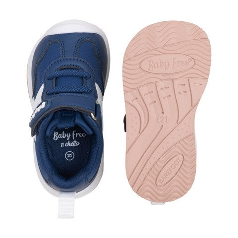 Ténis Desportivo com Atacador Elástico e Velcro Barefoot - Chetto