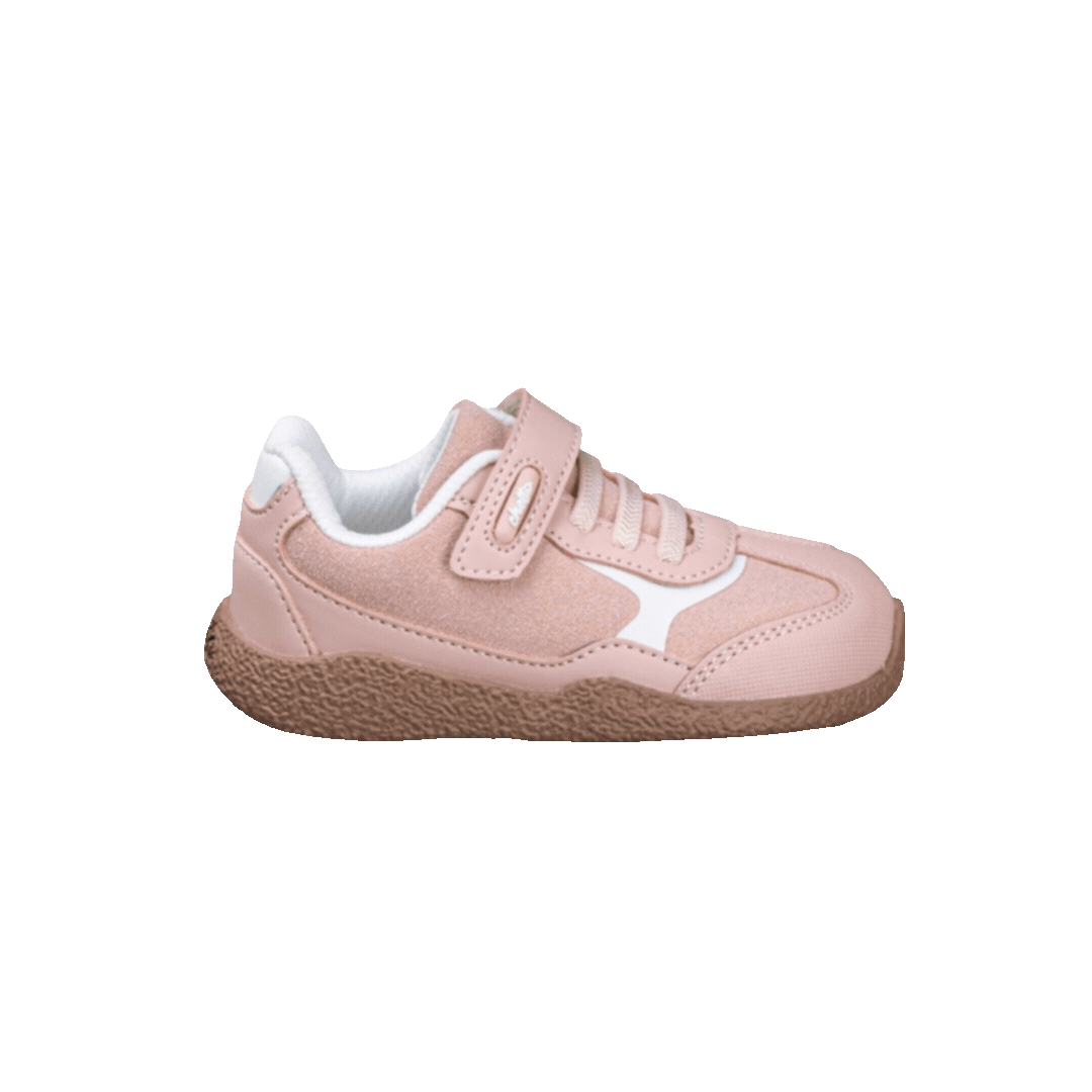 Ténis Retro em Mesh com Atacador Elástico e Velcro Barefoot - Chetto