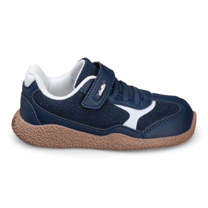 Ténis Retro em Mesh com Atacador Elástico e Velcro Barefoot - Chetto