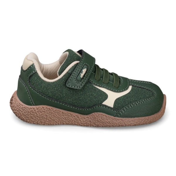 Ténis Retro em Mesh com Atacador Elástico e Velcro Barefoot - Chetto