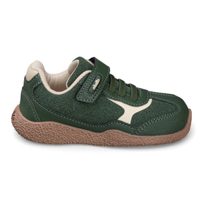Ténis Retro em Mesh com Atacador Elástico e Velcro Barefoot - Chetto