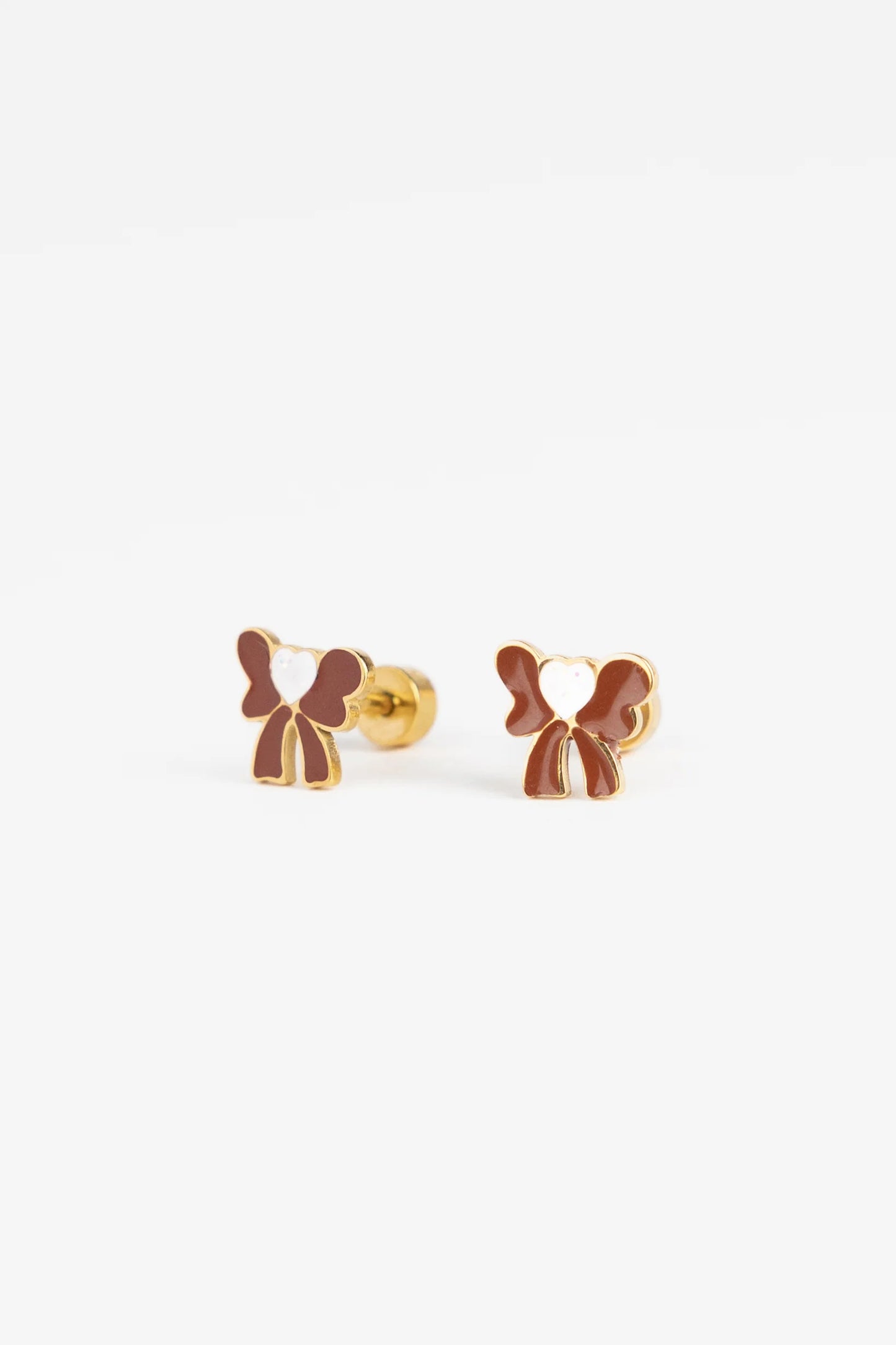 Brincos Studs Earrings - Tied Love