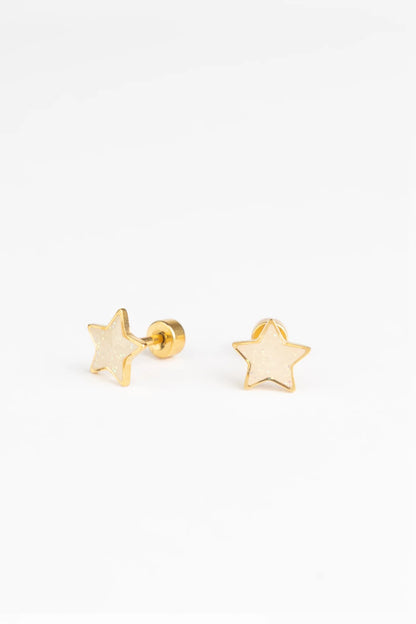 Brincos Studs Earrings - Twinkle Star