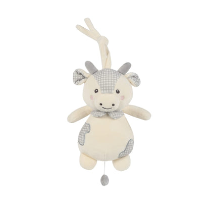 Pasito a Pasito Peluche Musical Vaca - Little Bloom Gris