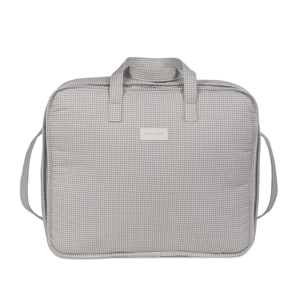 Pasito a Pasito Mala de Maternidade - Little Bloom Vichy Gris