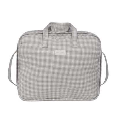 Pasito a Pasito Mala de Maternidade - Little Bloom Vichy Gris
