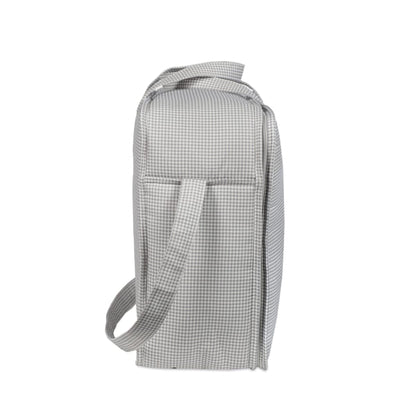 Pasito a Pasito Mala de Maternidade - Little Bloom Vichy Gris