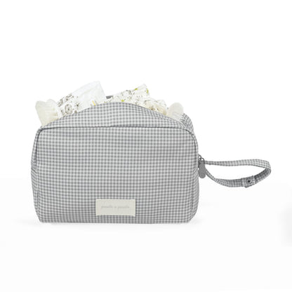 Pasito a Pasito Necessaire - Little Bloom Vichy Gris