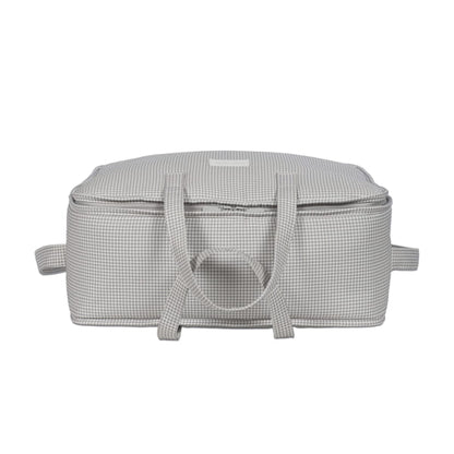 Pasito a Pasito Mala de Maternidade - Little Bloom Vichy Gris