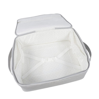 Pasito a Pasito Mala de Maternidade - Little Bloom Vichy Gris