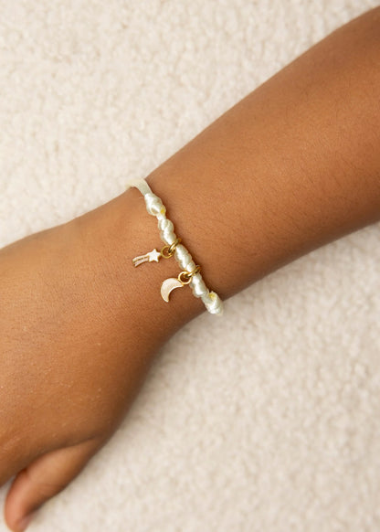 Pulseira Ajustável Infantil Vanilla para Charms | Mrs Ertha