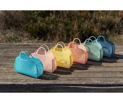 Mala de Praia Vintage Retro Blush Apricot