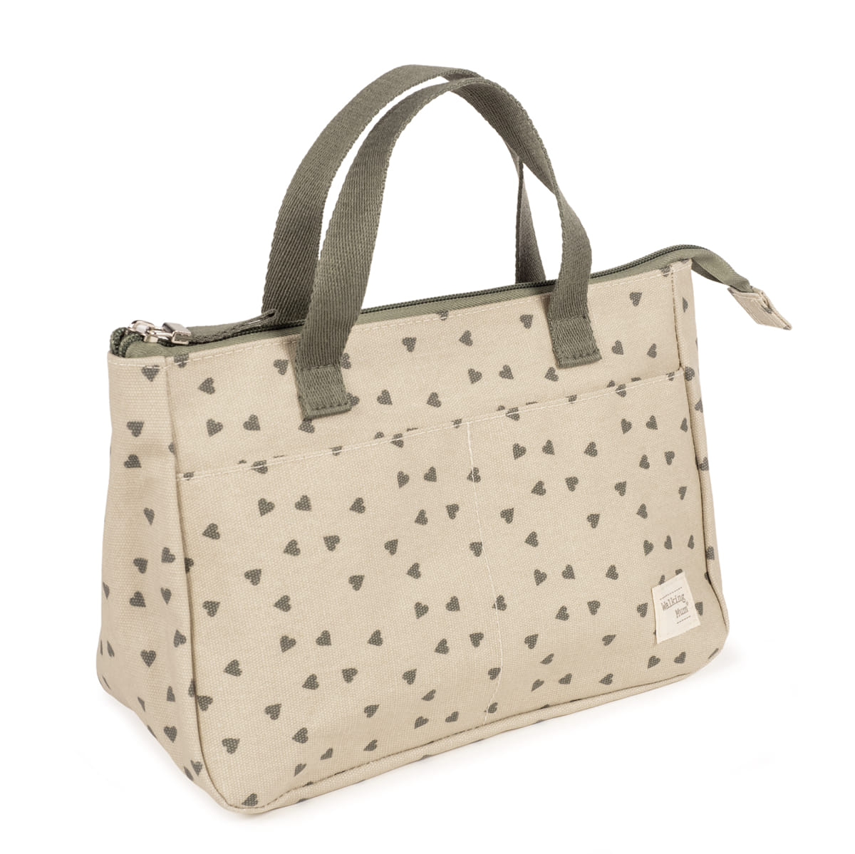 Bolsa de Higiene - Hearts Poppy Moss