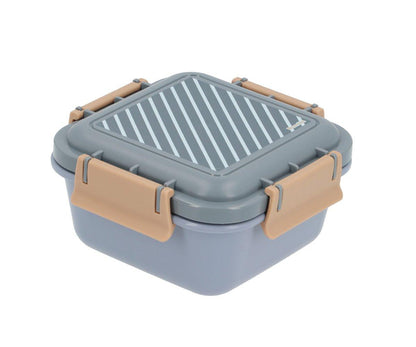 Caixa Lancheira Grande Stripes Blue