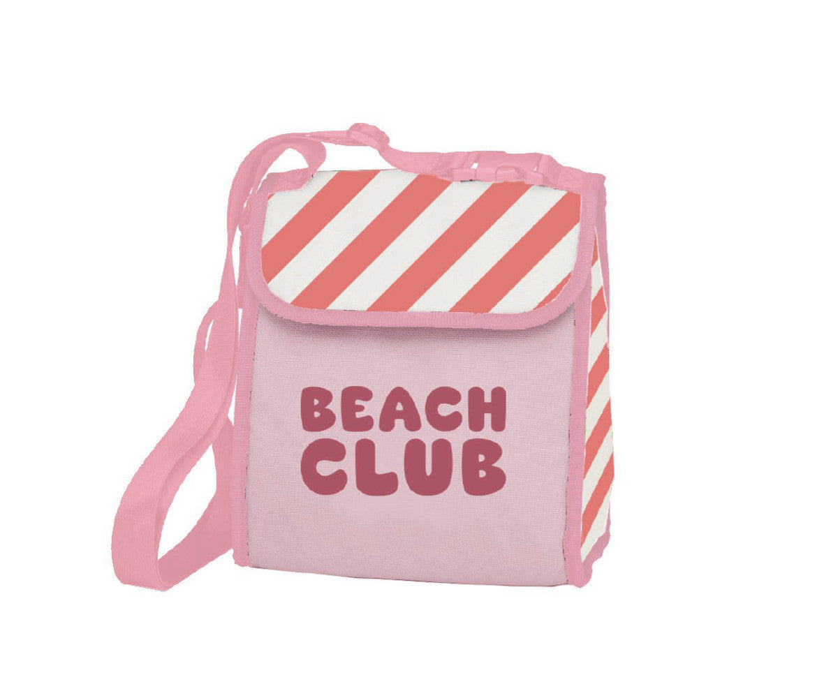 Bolsa de Lanche Térmica Monnëka Stripes Bloom & Blush