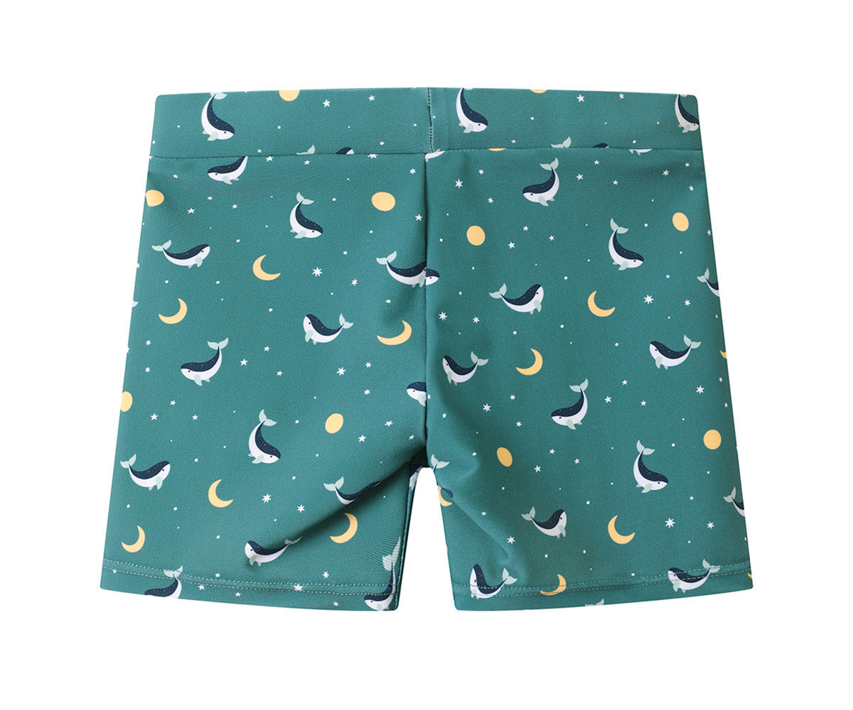 Calções de Banho Justos Monnëka Whale Teal