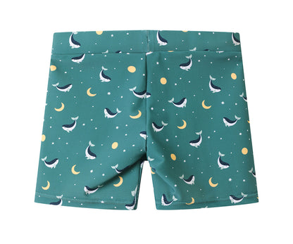 Calções de Banho Justos Monnëka Whale Teal