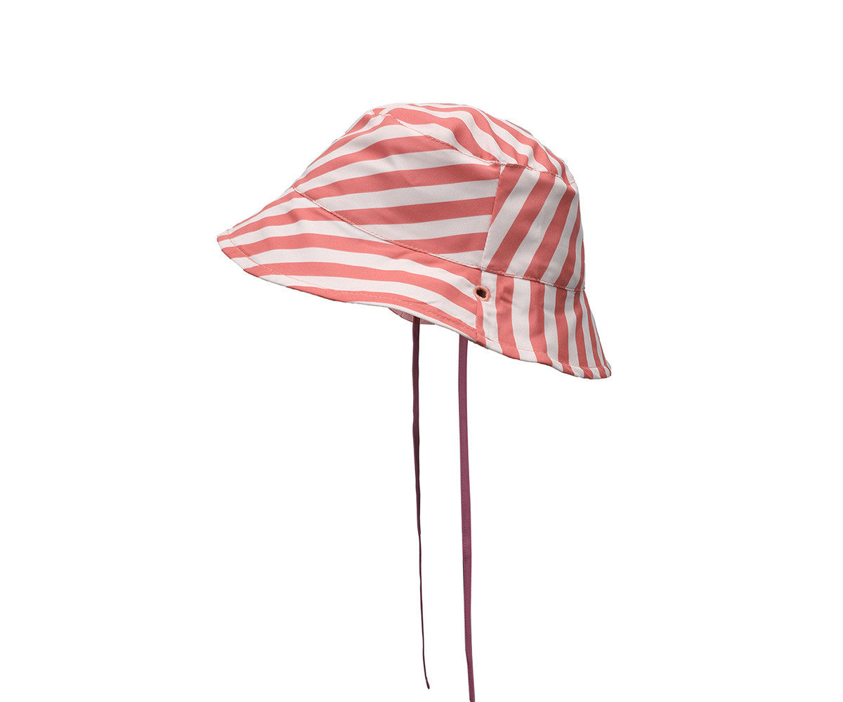Chapéu Reversível Monnëka Stripes Bloom & Blush