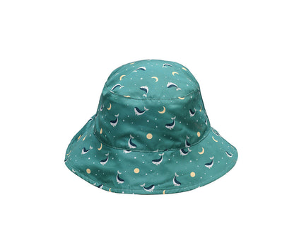 Chapéu Reversível Monnëka Whale Teal