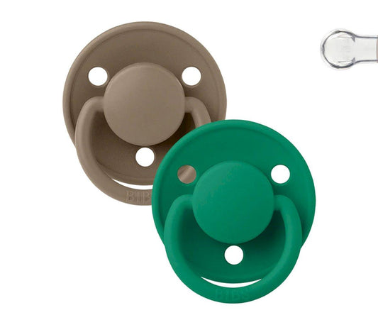 Bibs De Lux Silicone - Dark Oak/Evergreen